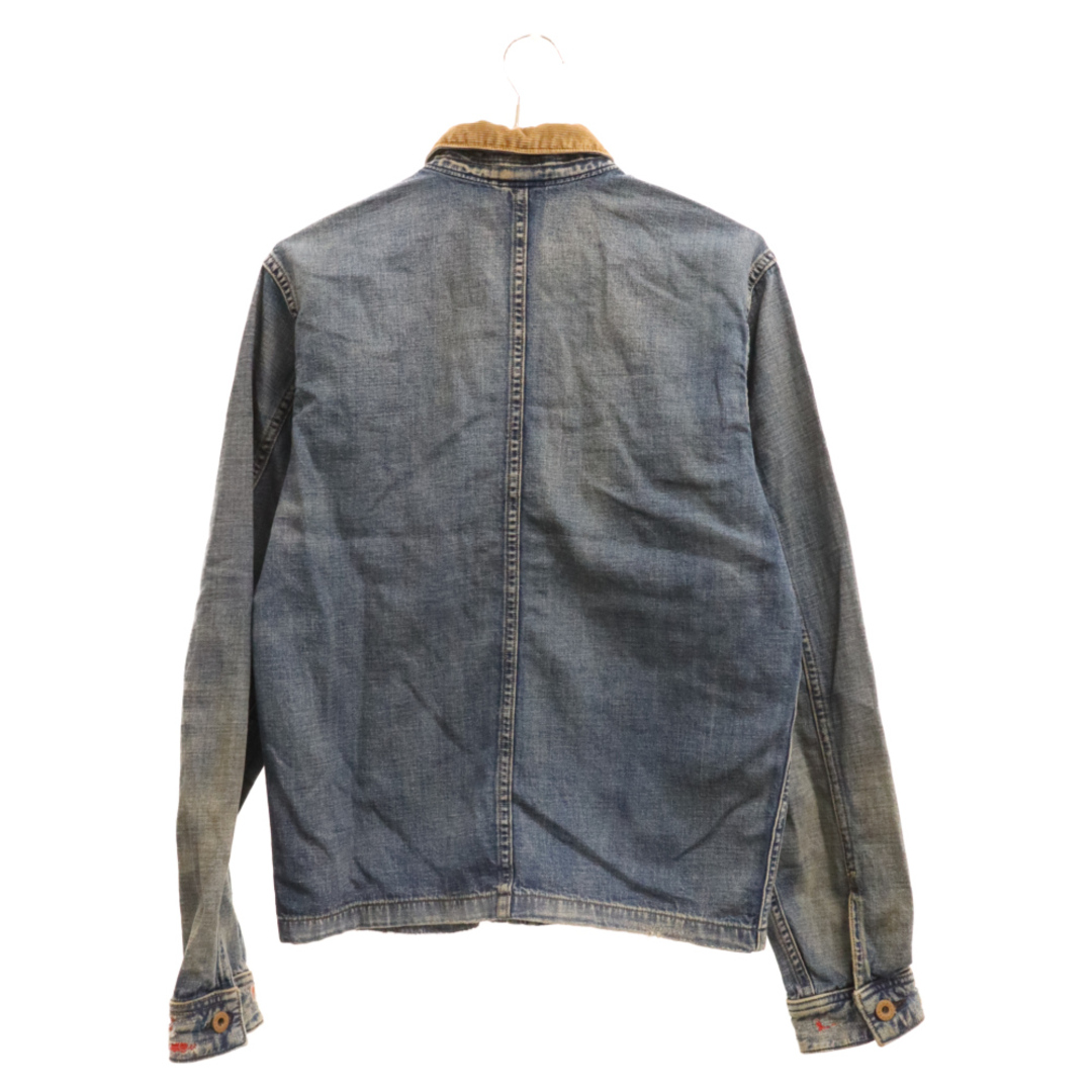 RRL(ダブルアールエル)のRRL ダブルアールエル Campton Work キャプトンワーク リメイクデニムカバーオール ジャケット インディゴ 782911181001 メンズのジャケット/アウター(Gジャン/デニムジャケット)の商品写真