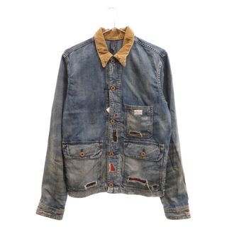 ダブルアールエル(RRL)のRRL ダブルアールエル Campton Work キャプトンワーク リメイクデニムカバーオール ジャケット インディゴ 782911181001(Gジャン/デニムジャケット)