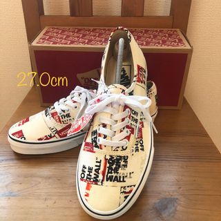 ヴァンズ(VANS)の新品US企画!ラスト!名作再構築!バンズオーセンティック スニーカー!27cm(スニーカー)