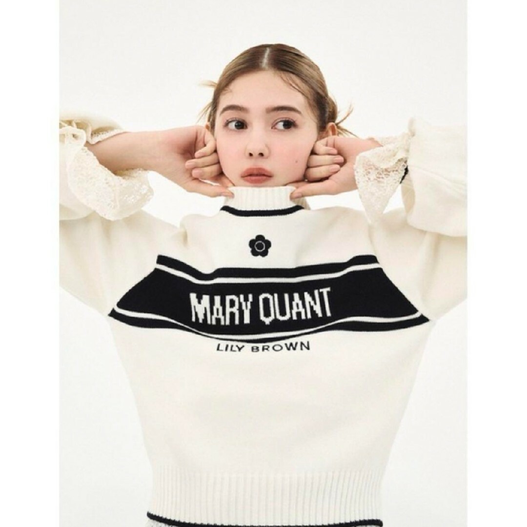 MARY QUANT LILYBROWN ジャガードニットニット/セーター