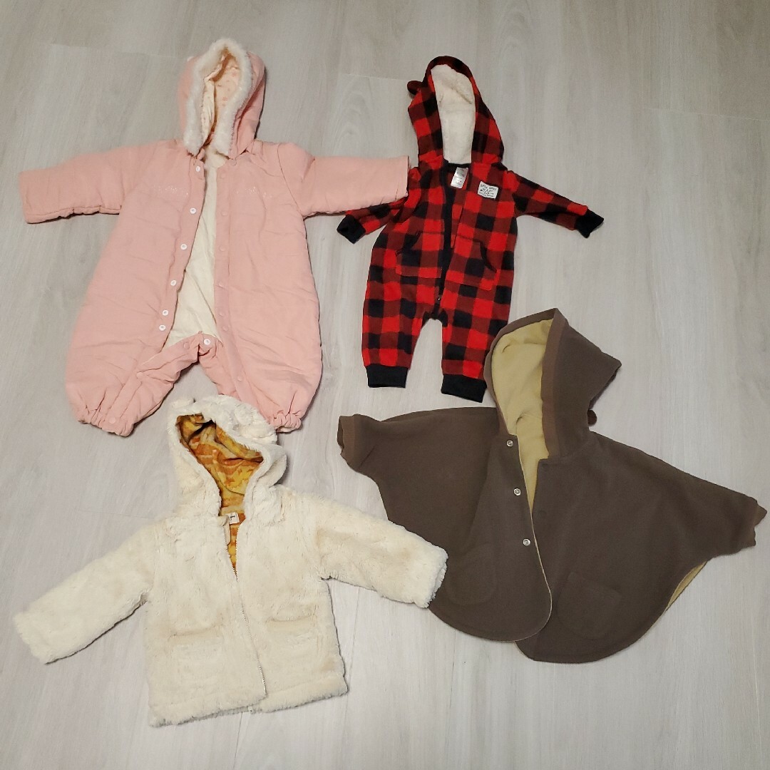 kid’s zoo(キッズズー)のアウターまとめ売り 50～80MIX キッズ/ベビー/マタニティのベビー服(~85cm)(ジャケット/コート)の商品写真