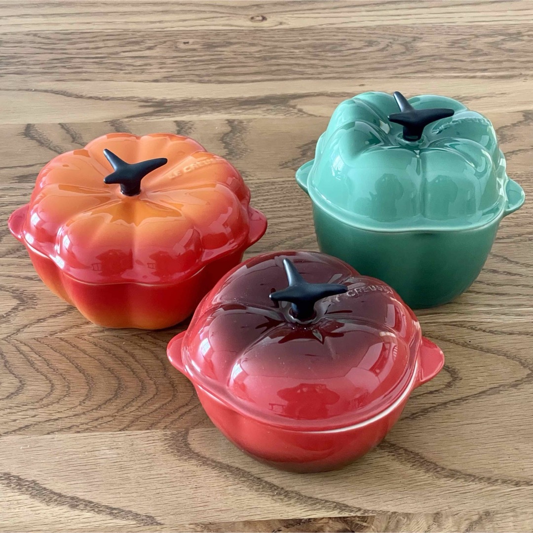 lecreuset ル･クルーゼ  ミニココット ベジタブル 3個セット食器