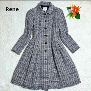 Rene(René) ツイードコートの通販 100点以上 | ルネを買うならラクマ