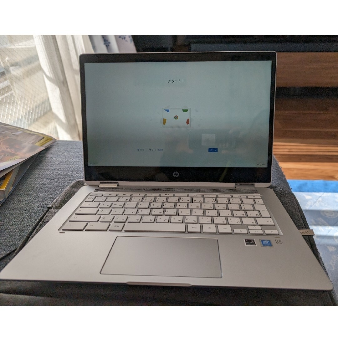 Chromebook×360 14b 型番hp 1w5b9pa-aaab スマホ/家電/カメラのPC/タブレット(ノートPC)の商品写真