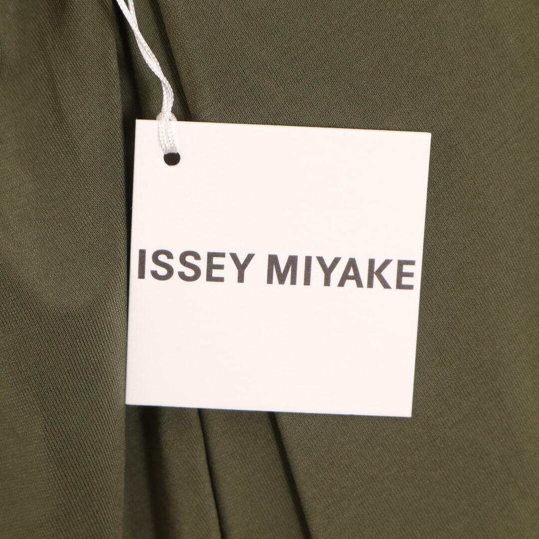 ISSEY MIYAKE(イッセイミヤケ)のイッセイミヤケ グリーン IM21JH727 ノースリーブ ワンピース 2 レディースのワンピース(その他)の商品写真