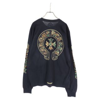 クロムハーツ(Chrome Hearts)のCHROME HEARTS クロムハーツ Camo Horseshoe L/S Tee カモフラ ホースシュー長袖Tシャツ ロンT ブラック(Tシャツ/カットソー(七分/長袖))