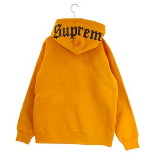 シュプリーム(Supreme)のSUPREME シュプリーム 16AW Old English Hood Logo Zip Up Sweat オールドイングリッシュ ジップアップパーカー マスタード(パーカー)