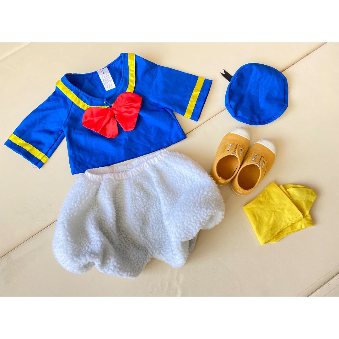 ドナルド　コスチューム　５点セット キッズ/ベビー/マタニティのキッズ服男の子用(90cm~)(その他)の商品写真