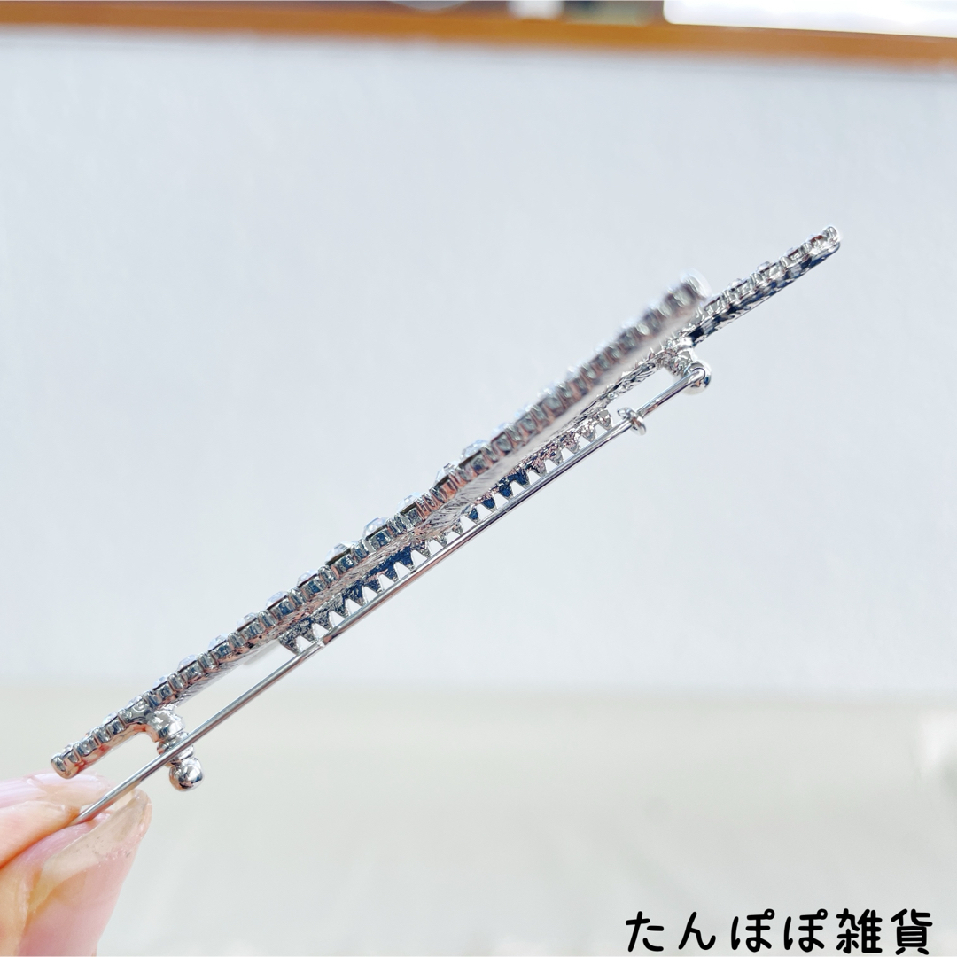 2個セット 大きめキラキラストーン 英文字X ヘアピンヘア 2個セット 大きめキラキラストーン 英文字X ヘアピンヘア
