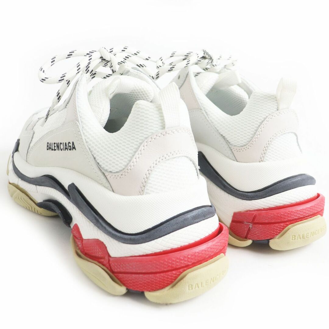 Balenciaga(バレンシアガ)の美品□BALENCIAGA/バレンシアガ 524037 Triple-S トリプルS レースアップ ダッドスニーカー/ボリュームシューズ アイボリー系 40 箱付き メンズの靴/シューズ(スニーカー)の商品写真