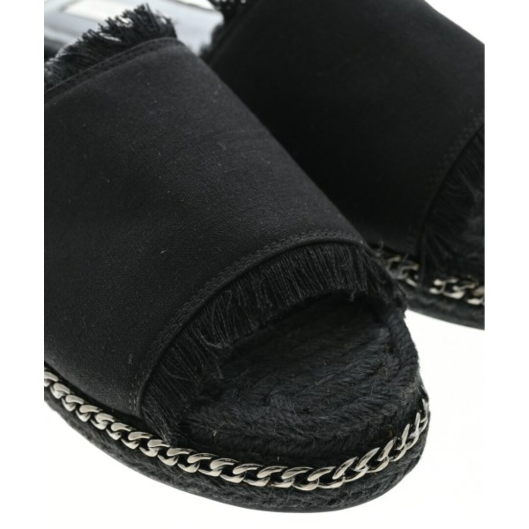 UNITED ARROWS(ユナイテッドアローズ)のUNITED ARROWS サンダル EU38(24.5cm位) 黒 【古着】【中古】 レディースの靴/シューズ(サンダル)の商品写真