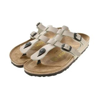 ビルケンシュトック(BIRKENSTOCK)のBIRKENSTOCK サンダル 37(24cm位) ベージュ 【古着】【中古】(サンダル)