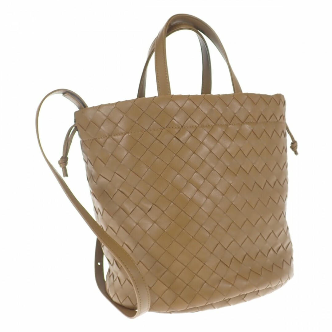 【Aランク】BOTTEGA VENETA ボッテガヴェネタ スモールカステッロ 753067VCPP17746 2wayバッグ ショルダー ラムスキン エイコーン カーキ【ISEYA】約35cmストラップ