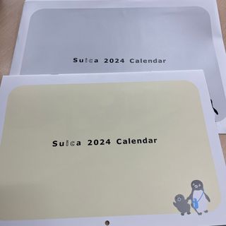 ジェイアール(JR)のSuica ペンギン　壁掛け　カレンダー2024(カレンダー/スケジュール)