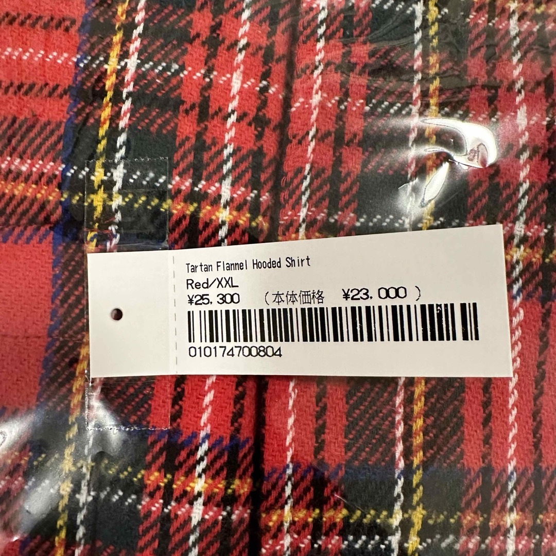 Supreme(シュプリーム)のSupreme Tartan Flannel Hooded Shirt XXL メンズのトップス(シャツ)の商品写真