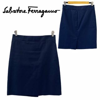 美品　Salvatore Ferragamo フェラガモ　巻き　スカート