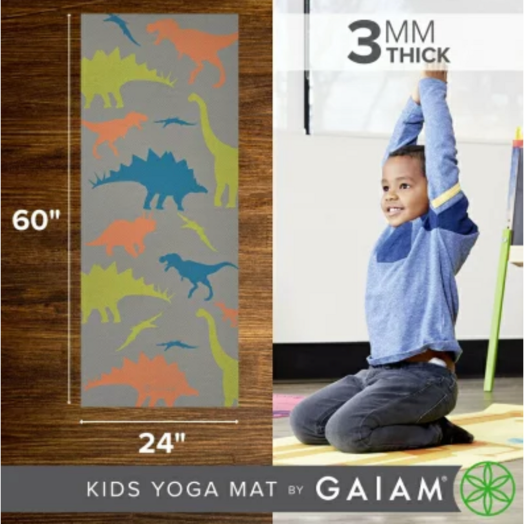 GAIAM(ガイアム)の【新品未開封】GAIAM 子供用ヨガマット キッズ/ベビー/マタニティのキッズ/ベビー/マタニティ その他(その他)の商品写真