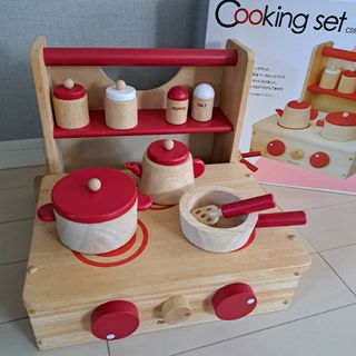 ニチガン(NICHIGAN)のCooking set ニチガン　おままごと(知育玩具)