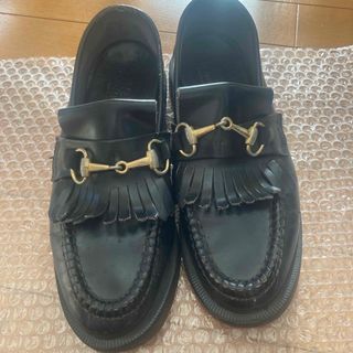 ドクターマーチン(Dr.Martens)のDrMartens ENGLAND ローク　ローファー　23.5 24cm 黒(ローファー/革靴)