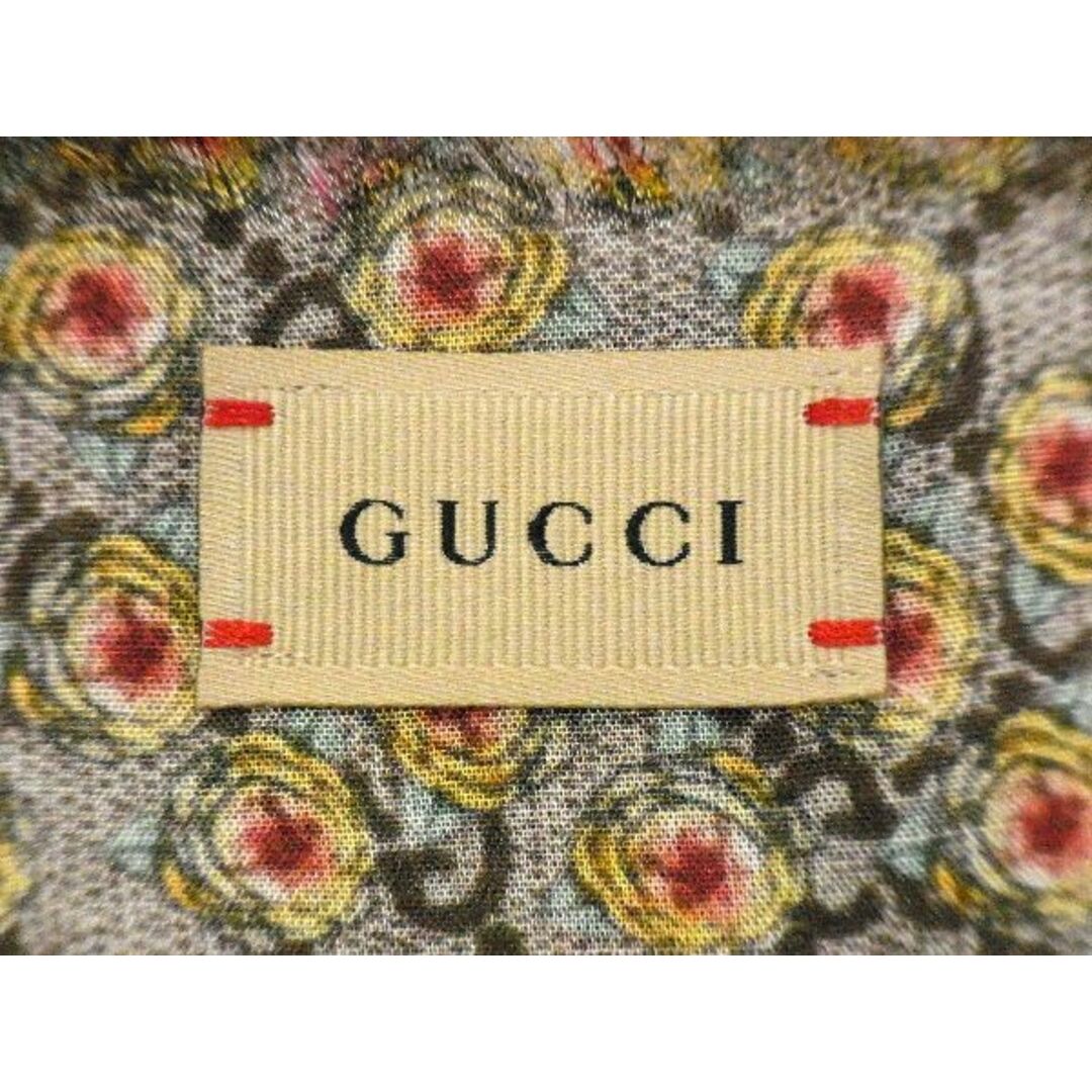 Gucci(グッチ)の■新品■未使用■ GUCCI グッチ ヒグチユウココラボ GG柄 レーヨン×シルク ラビット うさぎ スカーフ ストール ブラウン系 AP9642  メンズのファッション小物(その他)の商品写真