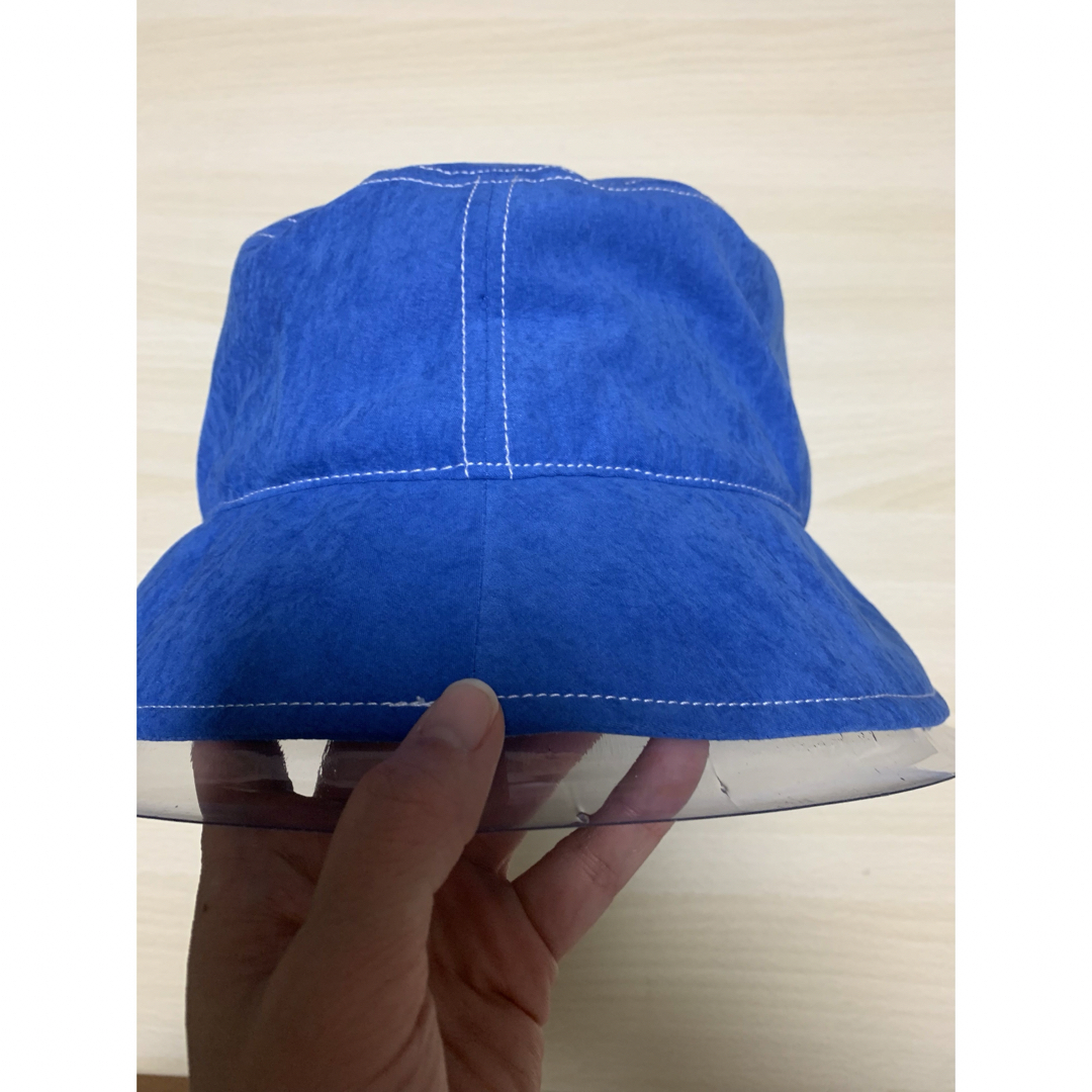 14+(イチヨンプラス)のスエードバケハ　イチヨンプラス　ブルー　青　Mサイズ　帽子　秋冬春　男女兼用 メンズの帽子(ハット)の商品写真