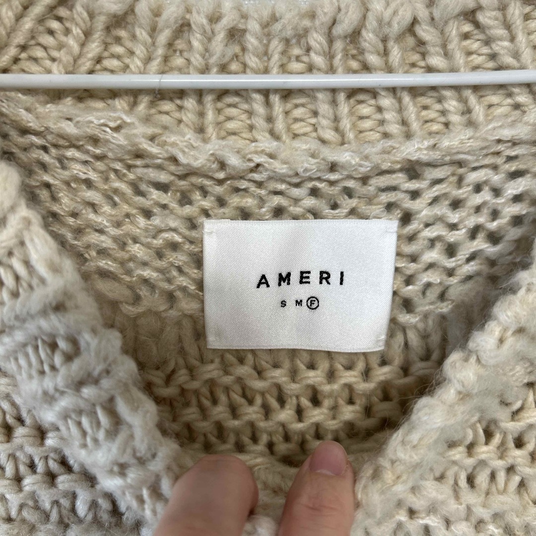 Ameri VINTAGE(アメリヴィンテージ)のAMERI ミックスボーダールーズニット レディースのトップス(ニット/セーター)の商品写真