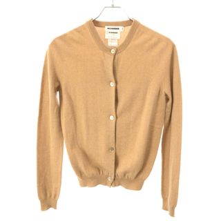 ジルサンダー(Jil Sander)のJIL SANDER ジルサンダー 16AW ハイゲージウールニットカーディガン ベージュ 34 JSPI754004(カーディガン)