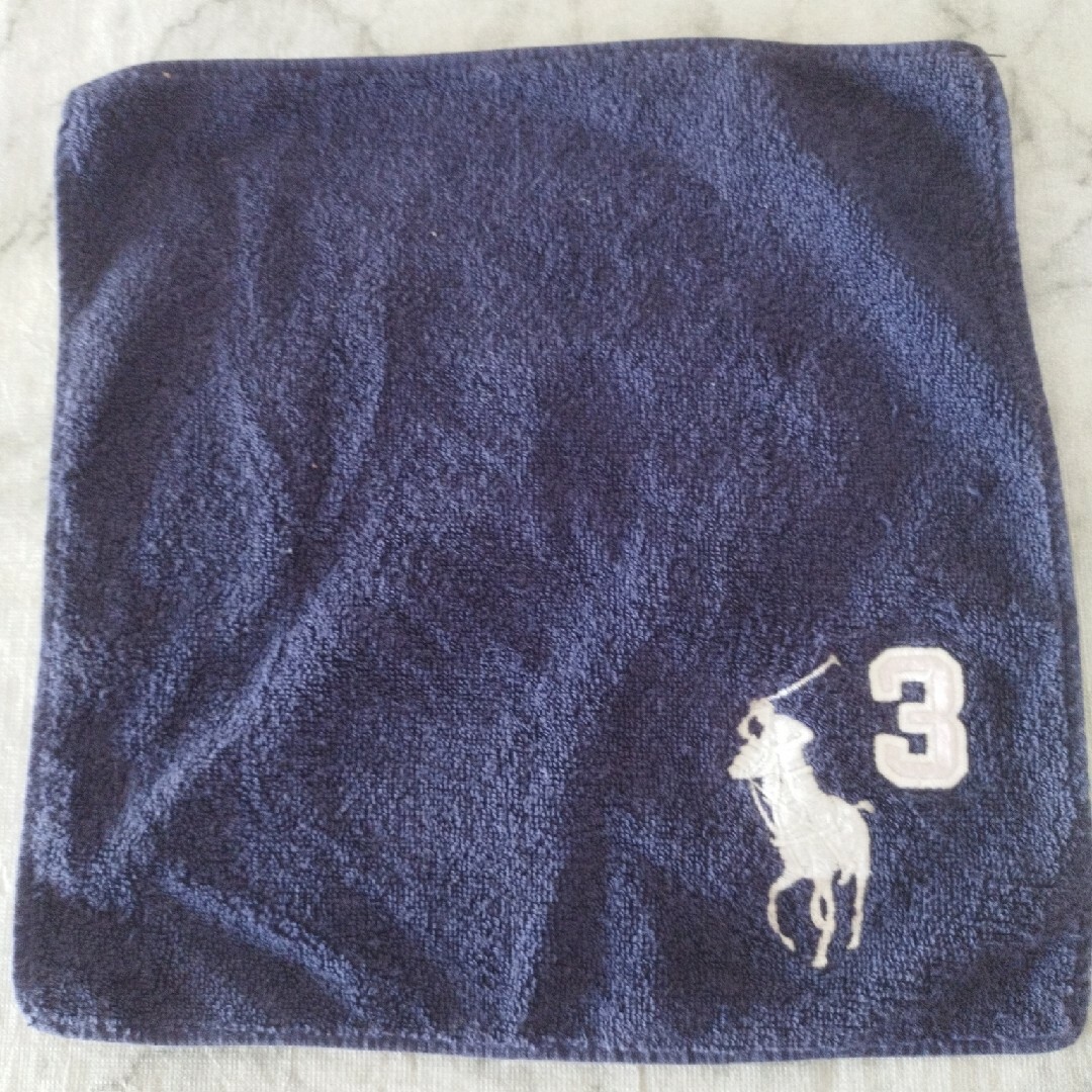 POLO RALPH LAUREN(ポロラルフローレン)のラルフローレン ビッグポニー刺繍No.3 タオルハンカチ メンズのファッション小物(ハンカチ/ポケットチーフ)の商品写真