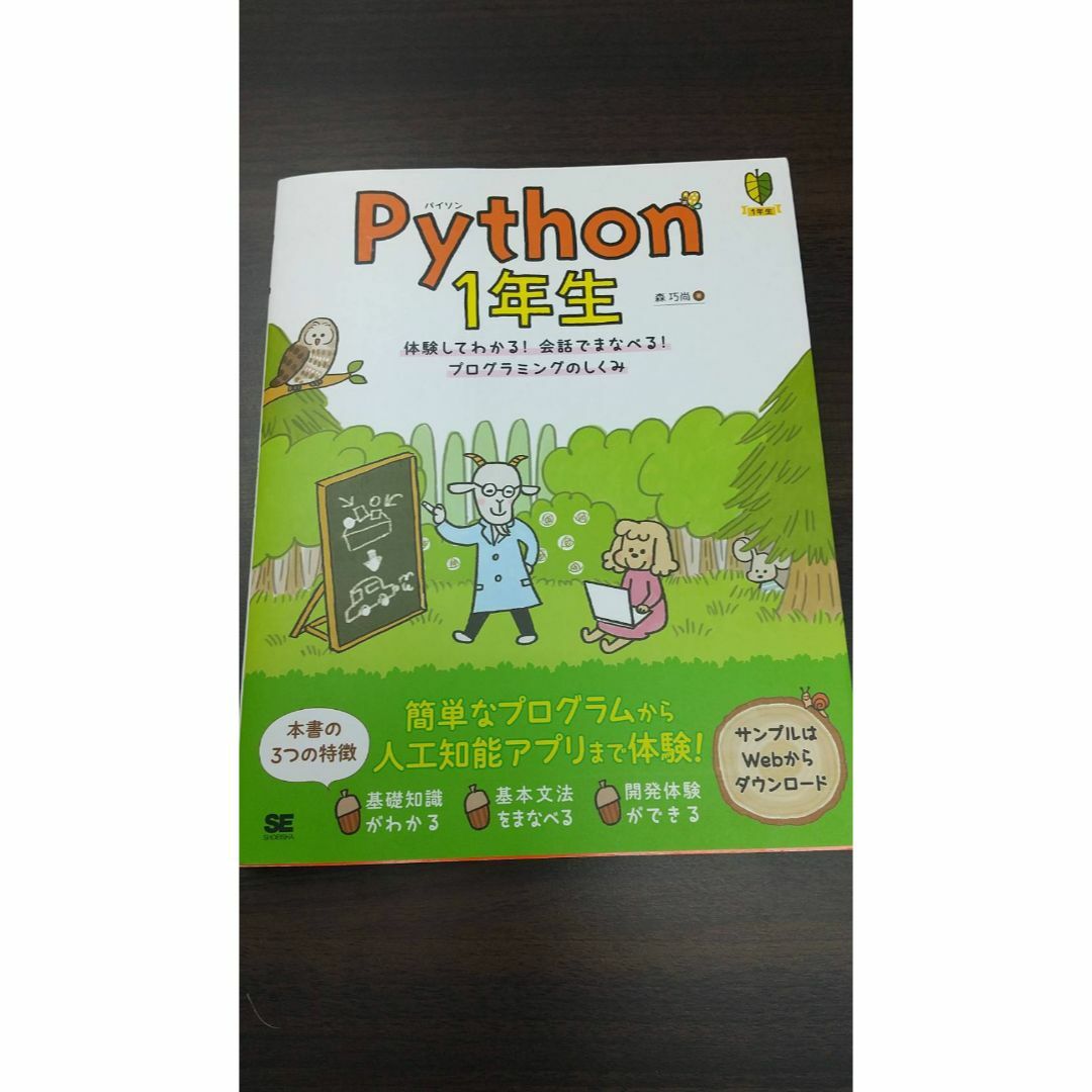 翔泳社(ショウエイシャ)のＰｙｔｈｏｎ１年生 体験してわかる！会話でまなべる！プログラミングのし/翔泳社/ エンタメ/ホビーの本(その他)の商品写真