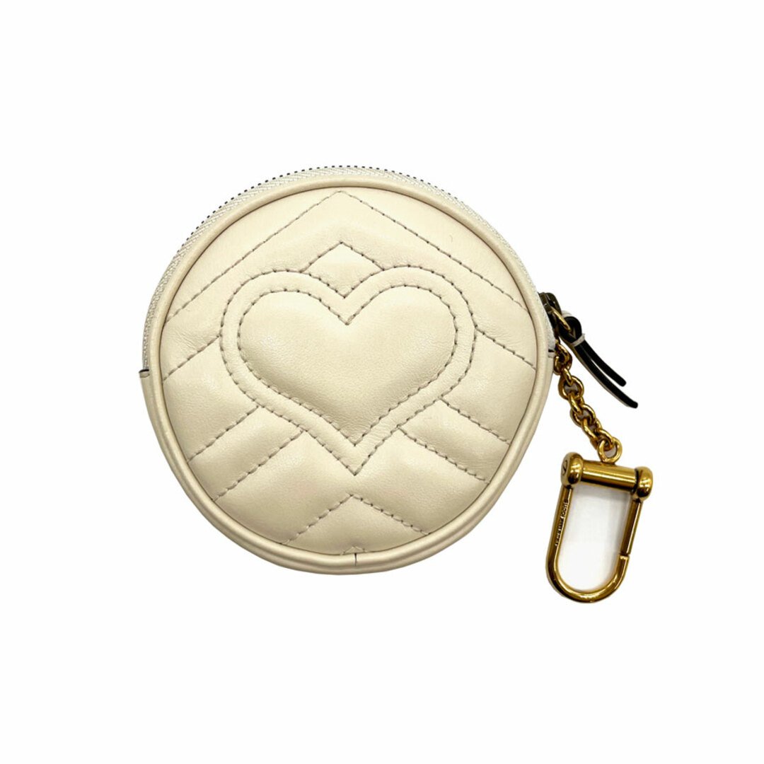 Gucci - グッチ GUCCI コインケース GGマーモント レザー ホワイト