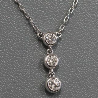 ミキモト(MIKIMOTO)のミキモト K18WGダイヤモンドネックレス D0.31 3.2g(ネックレス)