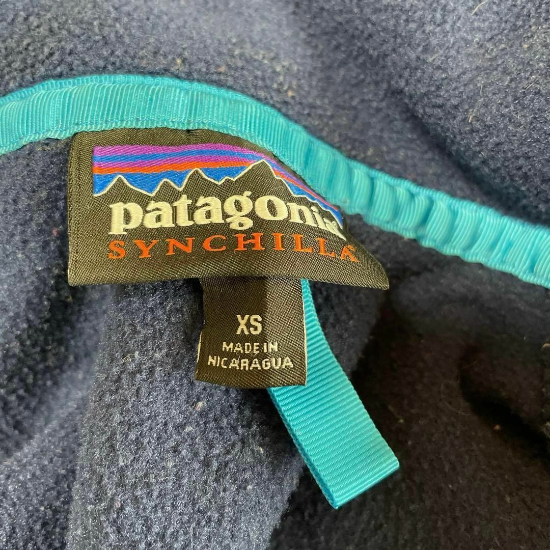 patagonia - パタゴニア スナップT レアサイズＸＳ バイカラー 赤紺