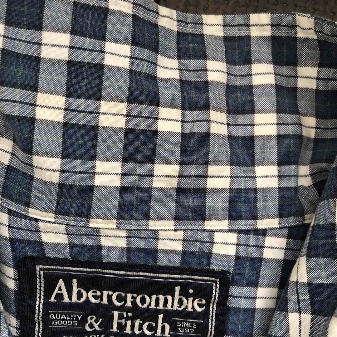 Abercrombie&Fitch(アバクロンビーアンドフィッチ)のアバクロンビー&フィッチ★Abercromber チェック綿シャツ XL 美品 メンズのトップス(シャツ)の商品写真