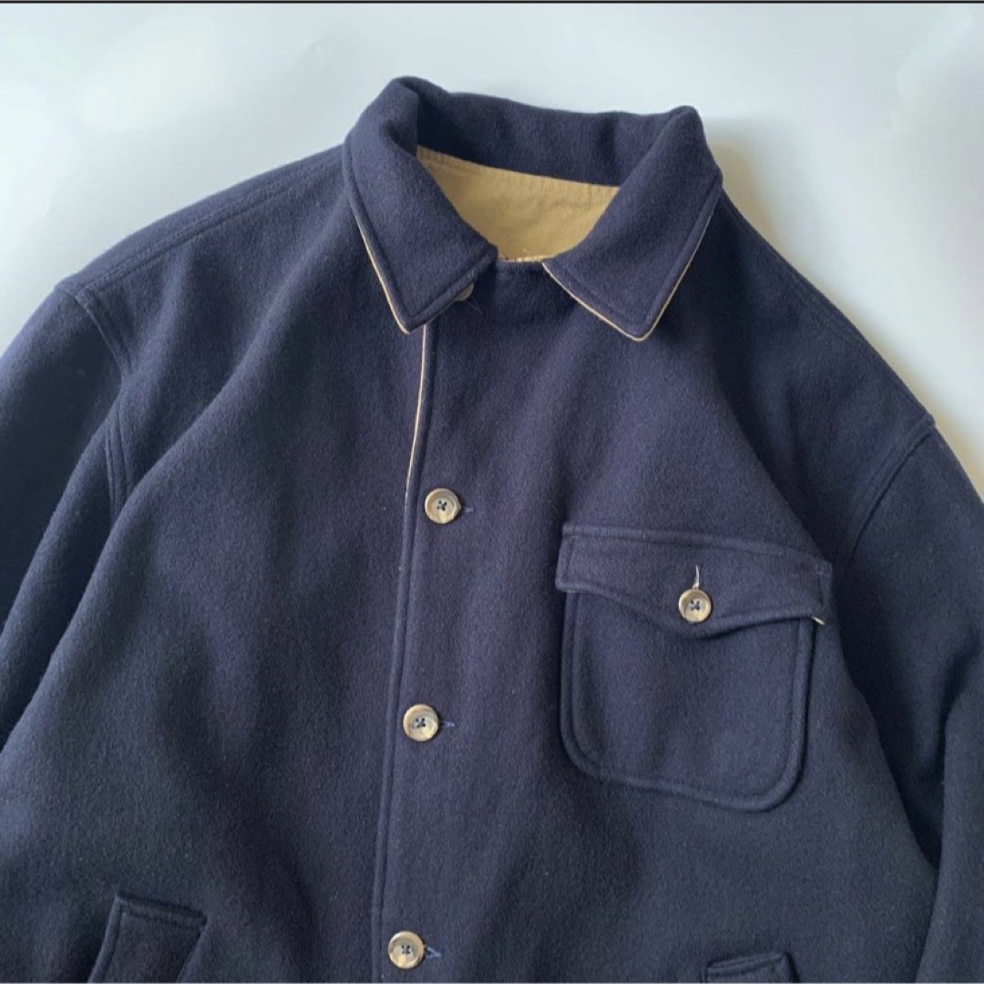 POLO RALPH LAUREN(ポロラルフローレン)の90s Ralph Lauren リバーシブル　ハンティングジャケット　USA製 メンズのジャケット/アウター(カバーオール)の商品写真