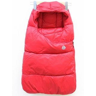 モンクレール(MONCLER)の【冬物 新入荷!】■モンクレール/Moncler■ダウンスリーパー/おくるみ 赤 防寒 べビーカー 抱っこ紐【中古】【ネット限定】その他小物 子供 キッズ kids ベビー baby 男の子 女の子 冬 112132(その他)