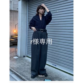 ブラックバイマウジー(BLACK by moussy)のタックボリュームパンツ(カジュアルパンツ)