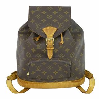 ルイヴィトン(LOUIS VUITTON)の本物 ルイヴィトン LOUIS VUITTON LV モンスリ MM リュックサック バックパック モノグラム ブラウン M51136 Montsouris ビトン バッグ 中古(リュック/バックパック)