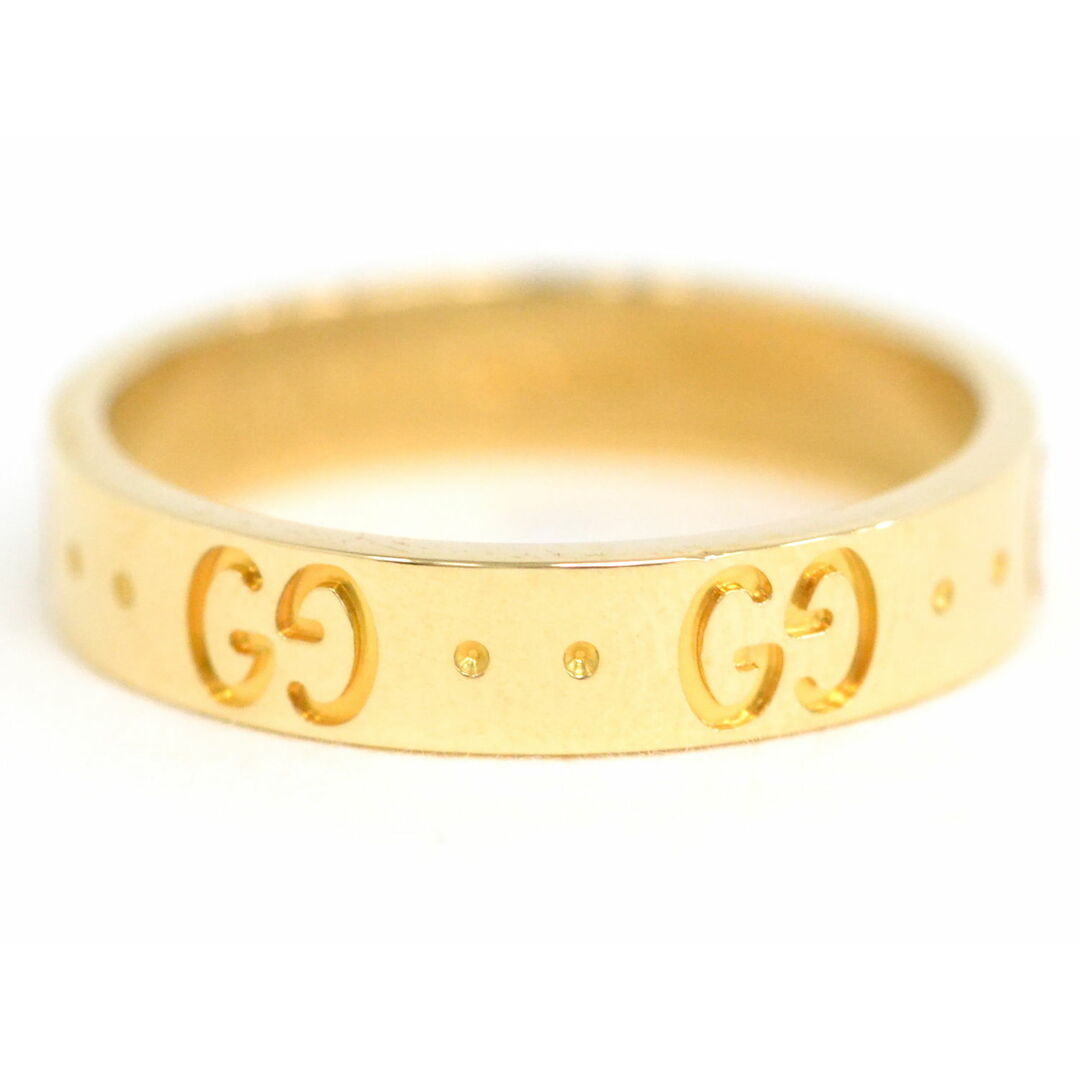 GUCCI - 本物 グッチ GUCCI GG アイコンリング 750 YG リング GUCCI - 本物 グッチ GUCCI GG アイコンリング 750 YG リング
