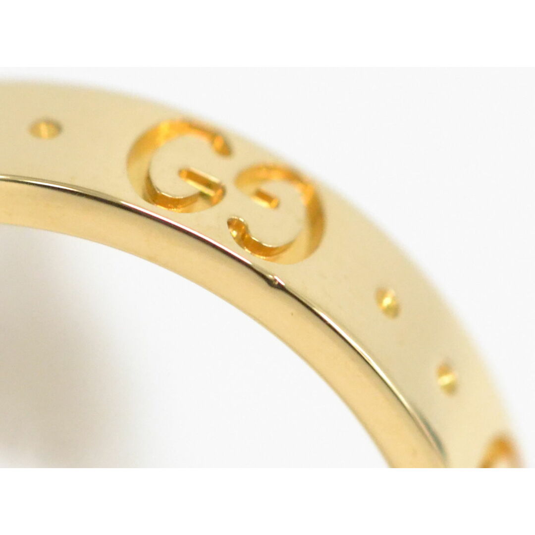 GUCCI - 本物 グッチ GUCCI GG アイコンリング 750 YG リング GUCCI - 本物 グッチ GUCCI GG アイコンリング 750 YG リング