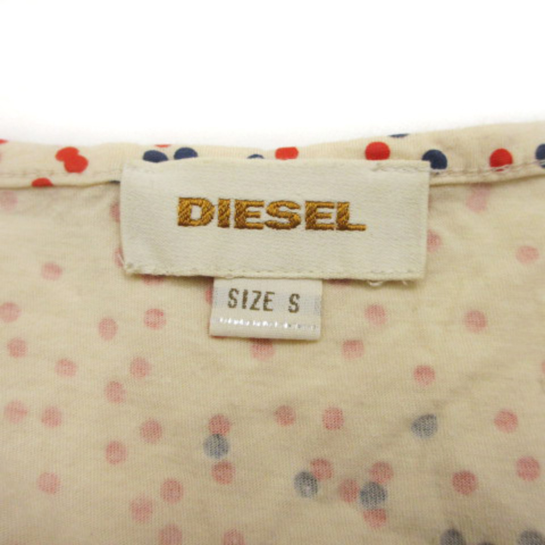 DIESEL(ディーゼル)のディーゼル Tシャツ ノースリーブ 総柄 ドット コットン マルチカラー S レディースのトップス(タンクトップ)の商品写真