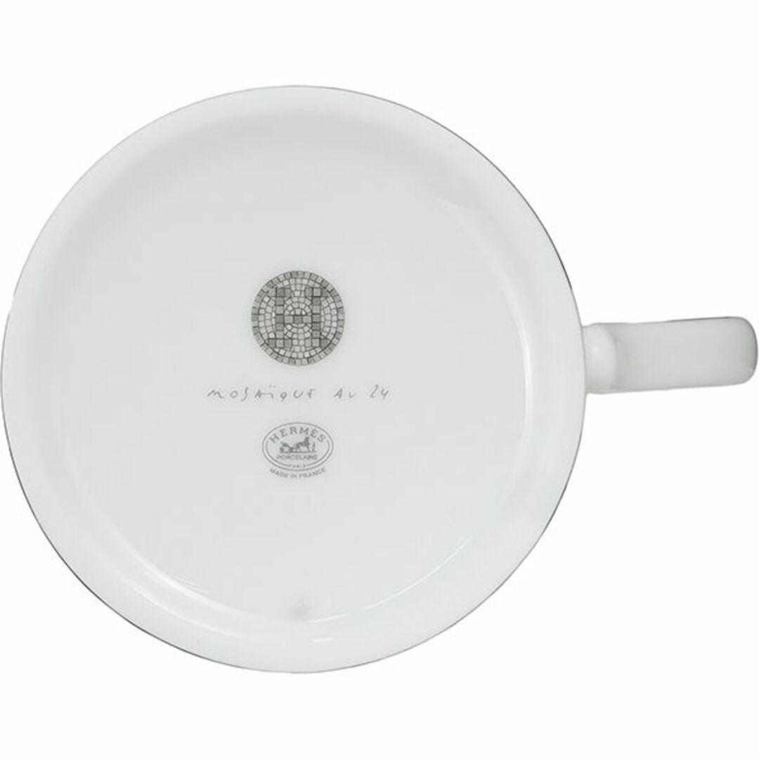 エルメス マグカップ モザイク24 Hロゴ ポーセリン 磁器 エルメス マグカップ モザイク24 Hロゴ ポーセリン 磁器