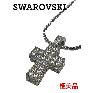 スワロフスキー(SWAROVSKI)のスワロフスキー クロス シルバー ネックレス チョーカー SWAROVSKI(ネックレス)