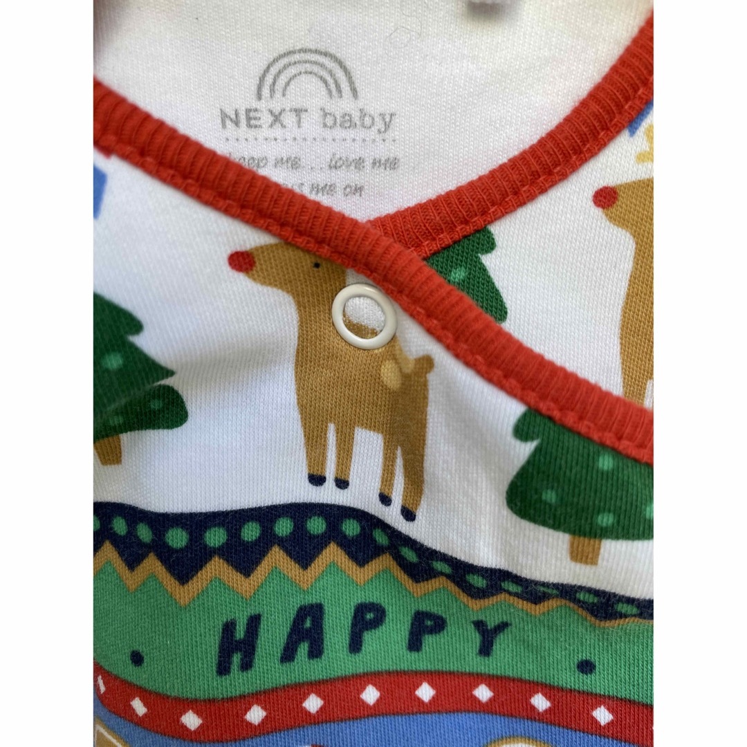 NEXT(ネクスト)のnext クリスマスカバーオール　3m キッズ/ベビー/マタニティのベビー服(~85cm)(カバーオール)の商品写真