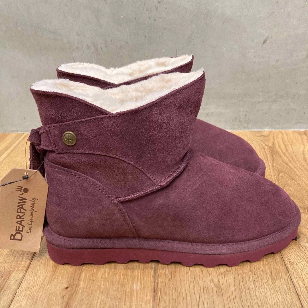 BEARPAW(ベアパウ)のBEARPAW ベアパウ　NATALIA ナタリア　ワイン　23cm レディースの靴/シューズ(ブーツ)の商品写真