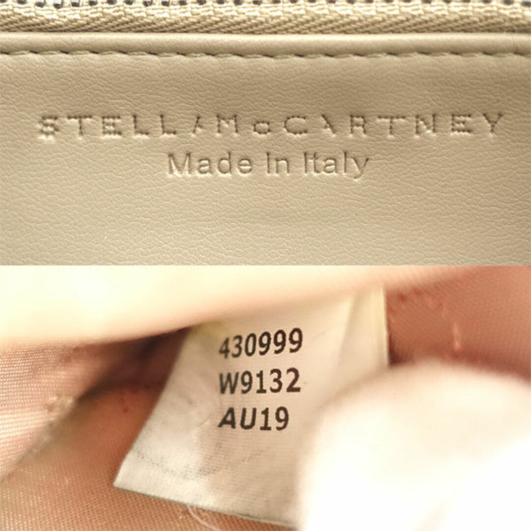 STELLA McCARTNEY / ステラ マッカートニー ◆二つ折り長財布/FALABELLA/ファラベラ/チェーン//ベージュ 【財布/サイフ/ウォレット/wallet/コイン】 メンズファッション【中古】 [0220470344] メンズのファッション小物(長財布)の商品写真