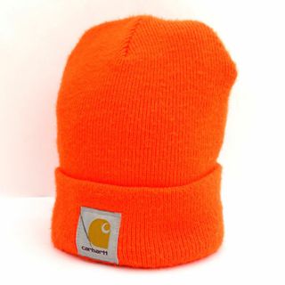 カーハート(carhartt)のCarhartt / カーハート ◆ニット帽/ビーニー/ネオンレッド/フリーサイズ 【メンズ/MEN/男性/ボーイズ/紳士】【帽子/ぼうし/ハット/キャップ/帽】 メンズファッション【中古】 [0220470606](ニット帽/ビーニー)