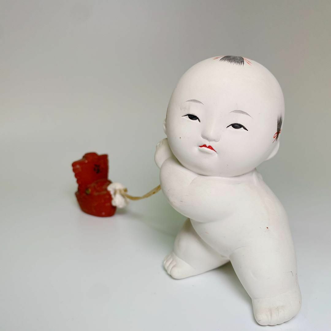 1729 御所人形 童子 2体セット 宝船を曳く童 福槌 小槌を持つ童 1729 御所人形 童子 2体セット 宝船を曳く童 福槌 小槌を持つ童