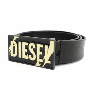 アガタ(AGATHA)のDIESEL / ディーゼル ◆ベルト/ロゴプレート/レザー」/本革/ブラック/95/38 【メンズ/MEN/男性/ボーイズ/紳士】 メンズファッション【中古】 [0220472685](ベルト)