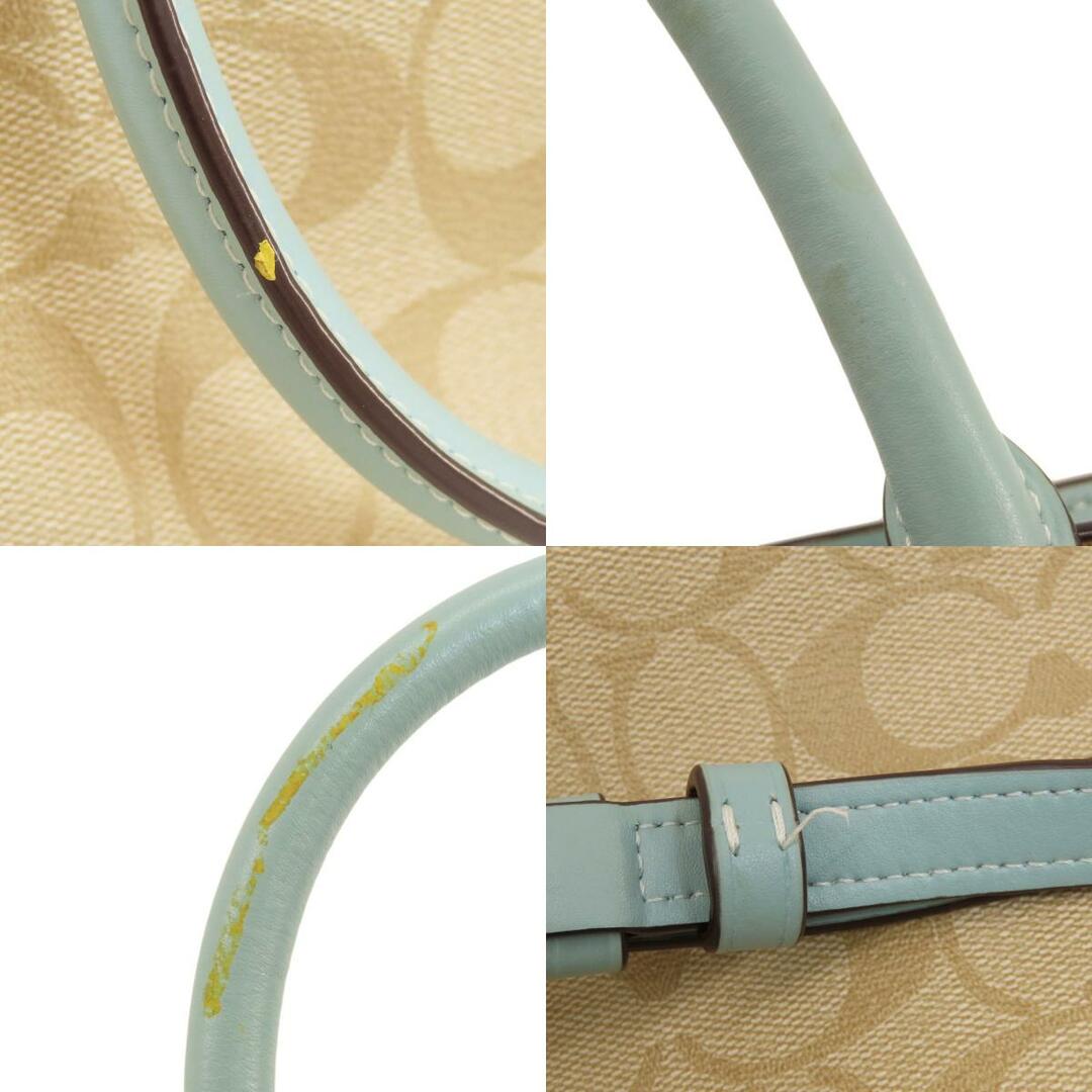 COACH(コーチ)のCOACH F29683 シグネチャー 2WAY ハンドバッグ PVC レザー レディース レディースのバッグ(ハンドバッグ)の商品写真