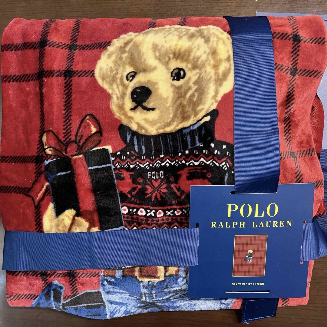 アメリカ直営店で購入ポロ ラルフローレン ブランケット POLO BEAR